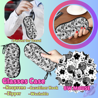 SUNGLASSES CASE RUN-BW MOUSE-PREORDER CLOSING 8/8