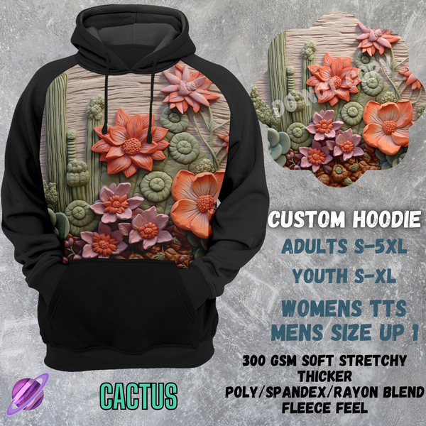 CACTUS - CUSTOM HOODIE RUN PREORDER CLOSING 3/6