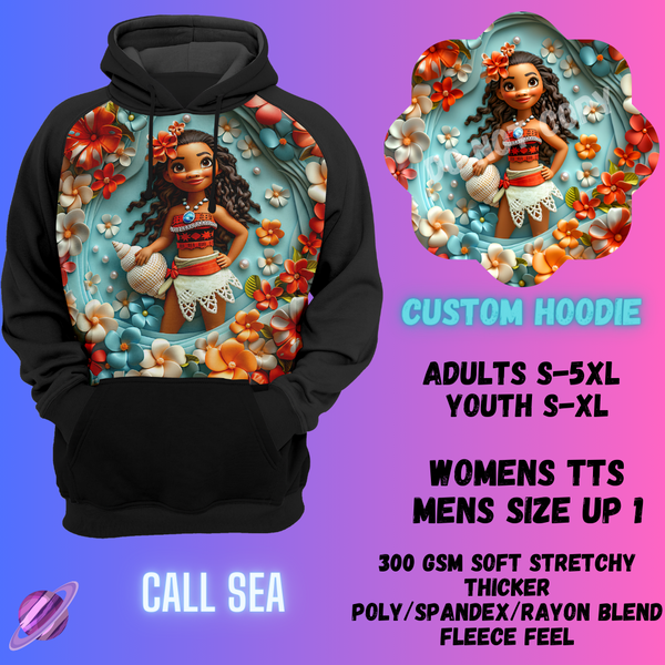 CALL SEA -CUSTOM HOODIES RE-RUN PREORDER CLOSING 5/11