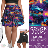 Batch #485 - Fun Run 19 - Closes 2/4 - ETA early April - Color Jeeps Skort