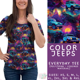 Batch #485 - Fun Run 19 - Closes 2/4 - ETA early April - Color Jeeps Everyday Tee