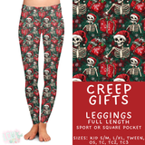 Ready to Ship - Creep Gifts Full Length Leggings - Sport Pocket OS & Square Pocket TC