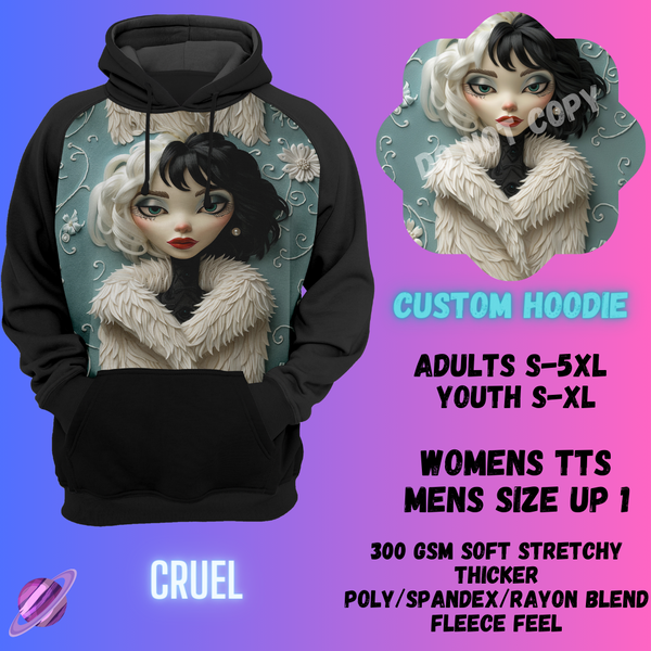 CRUEL -CUSTOM HOODIES RE-RUN PREORDER CLOSING 5/11