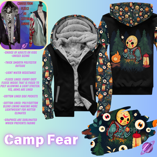 CAMP FEAR- FLEECE/COTTON JACKET