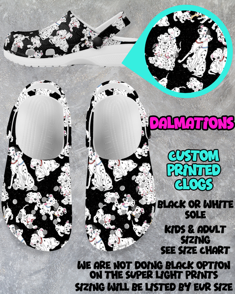 DALMATIONS - CLOG RUN 6 - PREORDER CLOSING 3/4