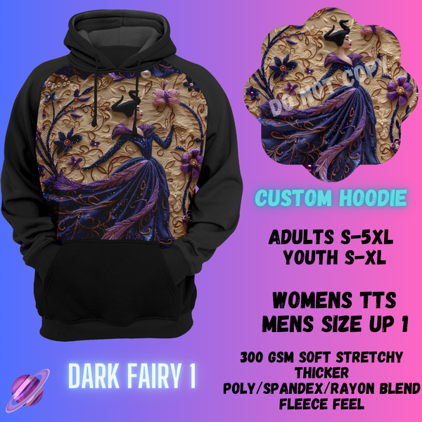 DARK FAIRY -CUSTOM HOODIES RE-RUN PREORDER CLOSING 5/11