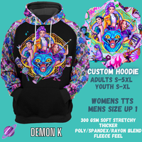 CUSTOM HOODIES 3-DEMON K-PREORDER CLOSING 7/28