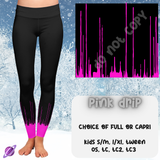 PINK DRIP - DIPPED LEGGING RUN 1 - LEGGING/CAPRI PREORDER CLOSING 10/10