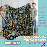 DOH TATZ - OVERSIZED THROW BLANKET 11 - PREORDER CLOSING 2/2