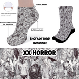 XX HORROR - CUSTOM PRINTED SOCKS ROUND 2