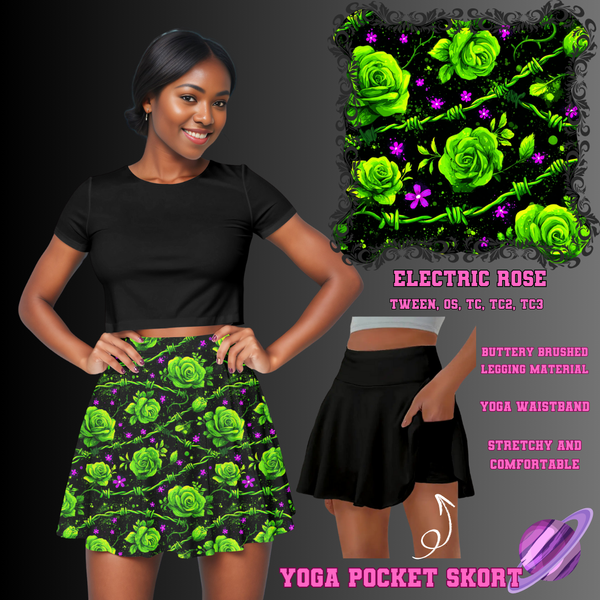 ELECTRIC ROSE - POCKET SKORT RUN 2 - PREORDER CLOSING 5/21