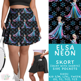 Batch #487 - Neon Princess - Closes 2/9 - ETA early/mid April - Elsa Neon Skort