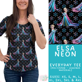 Batch #487 - Neon Princess - Closes 2/9 - ETA early/mid April - Elsa Neon Everyday Tee