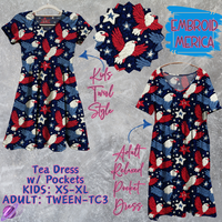 EMBROID MERICA - Adult & Kids - Tea Dress Run- Preorder Closing 5/13