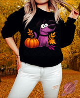 FALLING LEAVES-FALL COURAGE-CREWNECK SWEATSHIRT