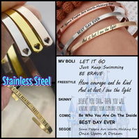 #7065- Custom Personalized Inspiration Magic Bracelets