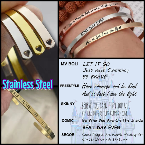 #7065- Custom Personalized Inspiration Magic Bracelets