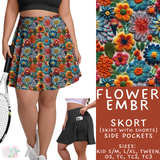 Batch #485 - Fun Run 19 - Closes 2/4 - ETA early April - Flower Emb Skort