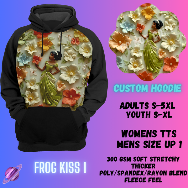 FROG KISS -CUSTOM HOODIES RE-RUN PREORDER CLOSING 5/11
