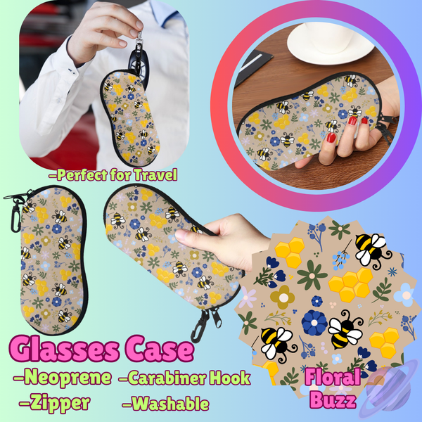SUNGLASSES CASE RUN-FLORAL BUZZ-PREORDER CLOSING 8/8
