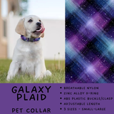 Batch #486 - Pet Gear Collection - Closes 2/6 - ETA early April - Galaxy Plaid Collar