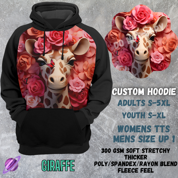 GIRAFFE - CUSTOM HOODIE RUN PREORDER CLOSING 3/6