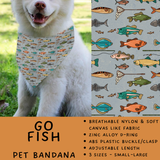 Batch #486 - Pet Gear Collection - Closes 2/6 - ETA early April - Go Fish Pet Collar Bandana