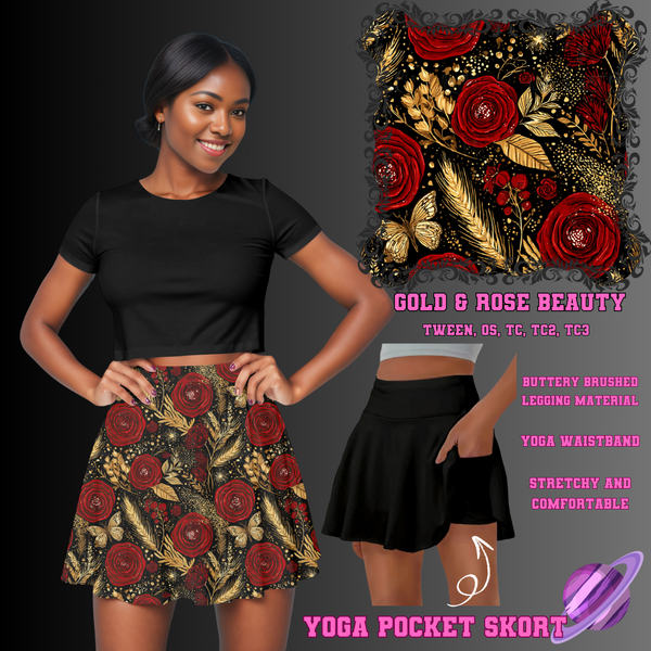 GOLD & ROSE BEAUTY - POCKET SKORT RUN 2 - PREORDER CLOSING 5/21