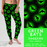 Ready To Ship - Green Bats Joggers - OS
