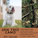 Batch #486 - Pet Gear Collection - Closes 2/6 - ETA early April - Grn Tree Camo Collar
