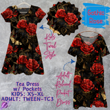 GOTHIC ROSE - ADULT & KIDS - TEA DRESS RUN 3 - PREORDER CLOSING 3/11