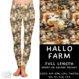Ready To Ship - Hallo Farm Full Length Leggings - Square Pockets OS & TC2