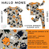 Ready to Ship - Hallo Mons Bamboo Long Sleeper Set - 3T