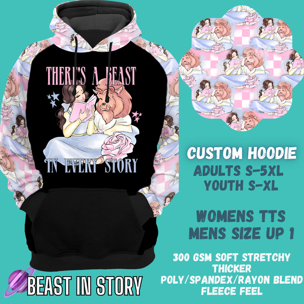 BEAST IN STORY -CUSTOM HOODIES RE-RUN PREORDER CLOSING 5/11