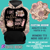 COFFEE BOOKS -CUSTOM HOODIES RE-RUN PREORDER CLOSING 5/11