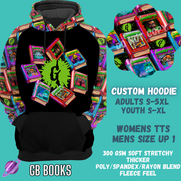 GB BOOKS -CUSTOM HOODIES RE-RUN PREORDER CLOSING 5/11