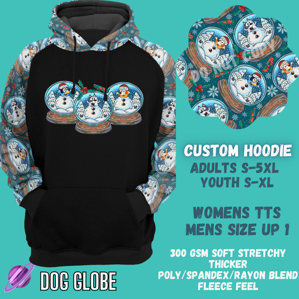 DOG GLOBE -CUSTOM HOODIES RE-RUN PREORDER CLOSING 5/11