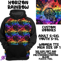 HORIZON RAINBOW -SKULL RUN -CUSTOM HOODIES RE-RUN PREORDER CLOSING 5/11