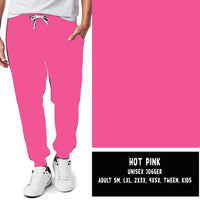 SOLIDS RUN-HOT PINK LEGGINGS/JOGGERS