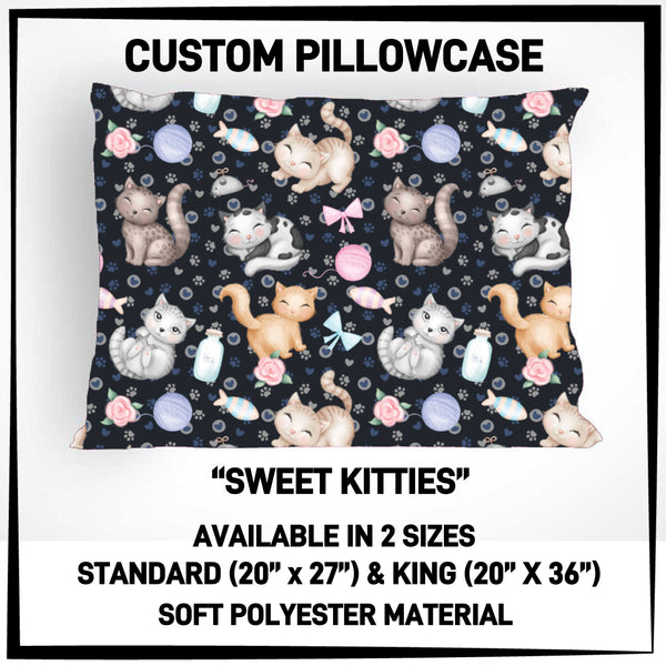 PW4C - Sweet Kitties Pillowcase - Preorder ETA: Mid-Nov