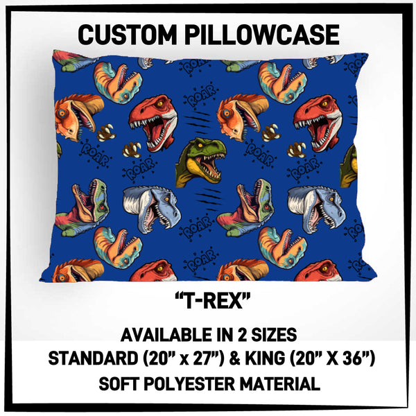 PW4C - T-Rex Pillowcase - Preorder ETA: Mid-Nov