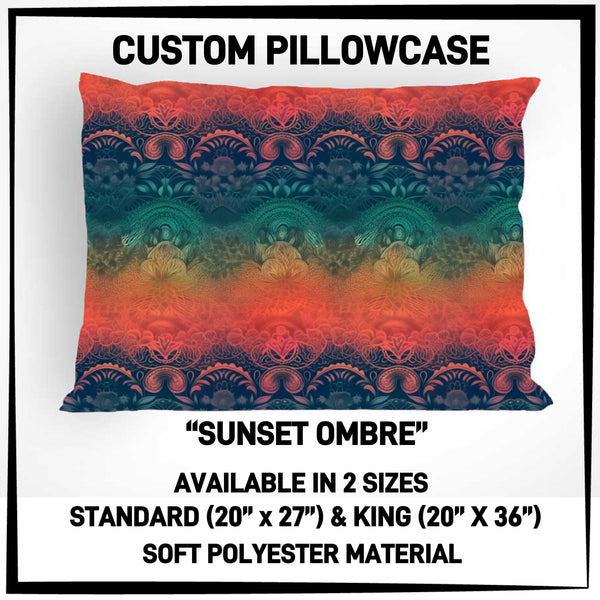 PW4C - Sunset Ombre Pillowcase - Preorder ETA: Mid-Nov