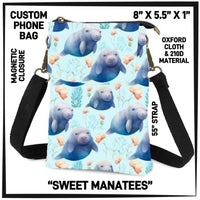 P1HB - Sweet Manatees Phone Bag - Preorder ETA: Early July