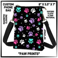 P1HB - Paw Prints Phone Bag - Preorder ETA: Early July