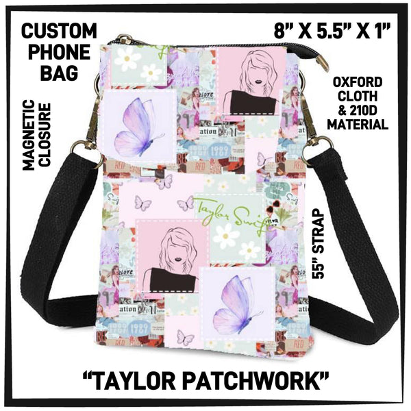 P1HB - Taylor Patchwork Phone Bag - Preorder ETA: Early July