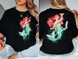 MERMAID SPLATTER DOUBLE SIDED TEE