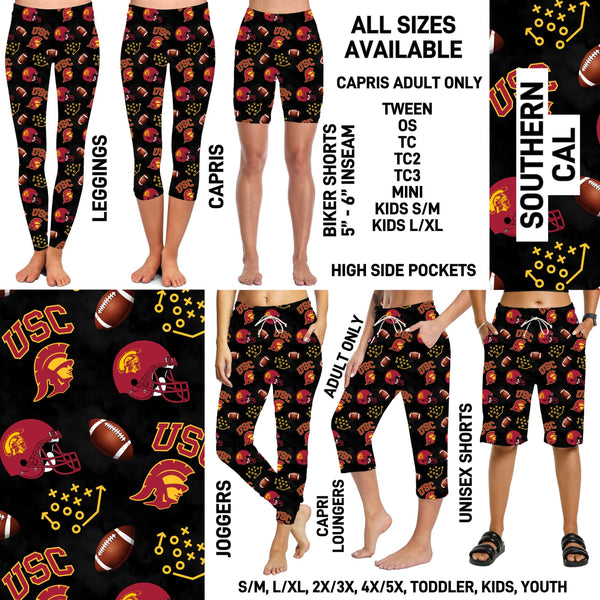 C1FT - Southern Cal Biker/Capris/Leggings with High Side Pockets - Preorder ETA: Mid-July
