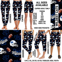 C1FT - Wildest Cats Biker/Capris/Leggings with High Side Pockets - Preorder ETA: Mid-July