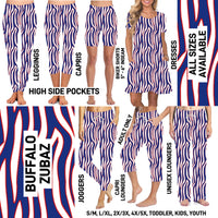 265BT - Buffalo Zubaz Biker/Capris/Leggings with High Side Pockets - Preorder ETA: Mid-Nov