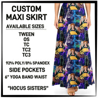M1XI - Hocus Sisters Maxi Skirt with Pockets - Preorder ETA: Mid-July
